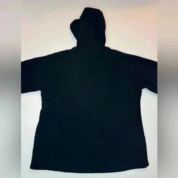 Free Country Women’s  Full Zip Hooded Black Jacket Size- Extra Large - Picture 11 of 11